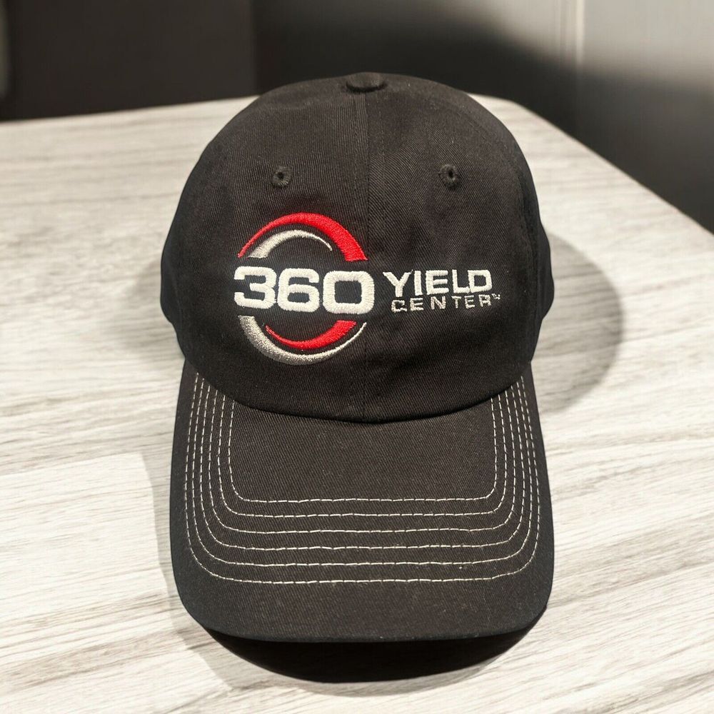360‎ Yield Center Dads Hat Adjustable OSFM Cap Farming Agriculture